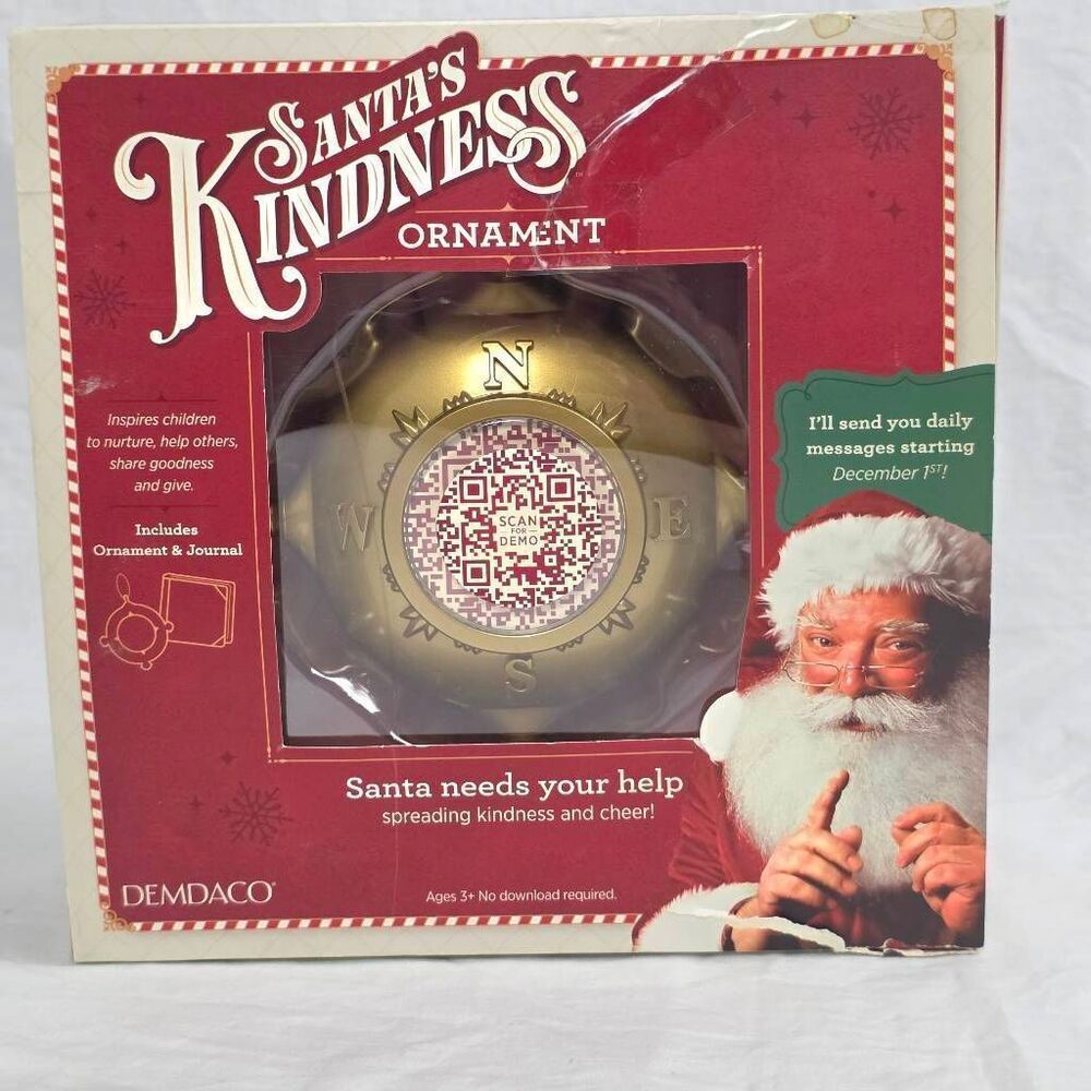 DEMDACO Santa’s Kindness Ornament & Journal